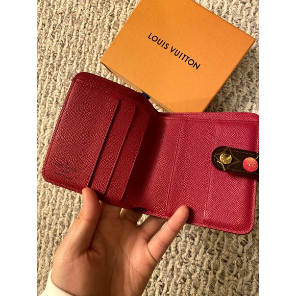 Louis Vuitton X Takashi Murakami Limited Monogram Cerises Compact Zippy Wallet - Picture 6 of 9